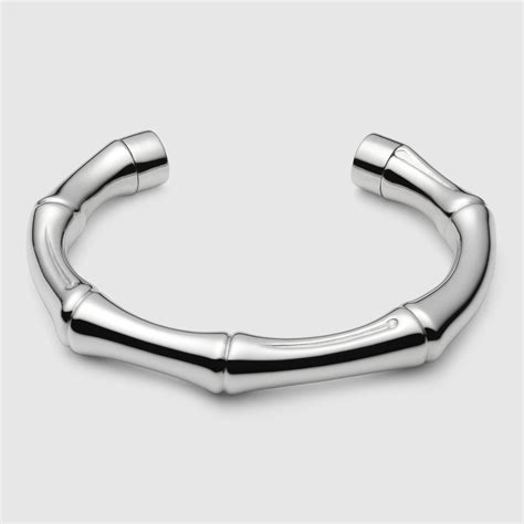 gucci bamboo bangle|Gucci bamboo bracelet silver.